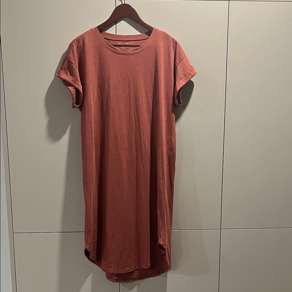 Eddie Bauer Rust Midi Dress